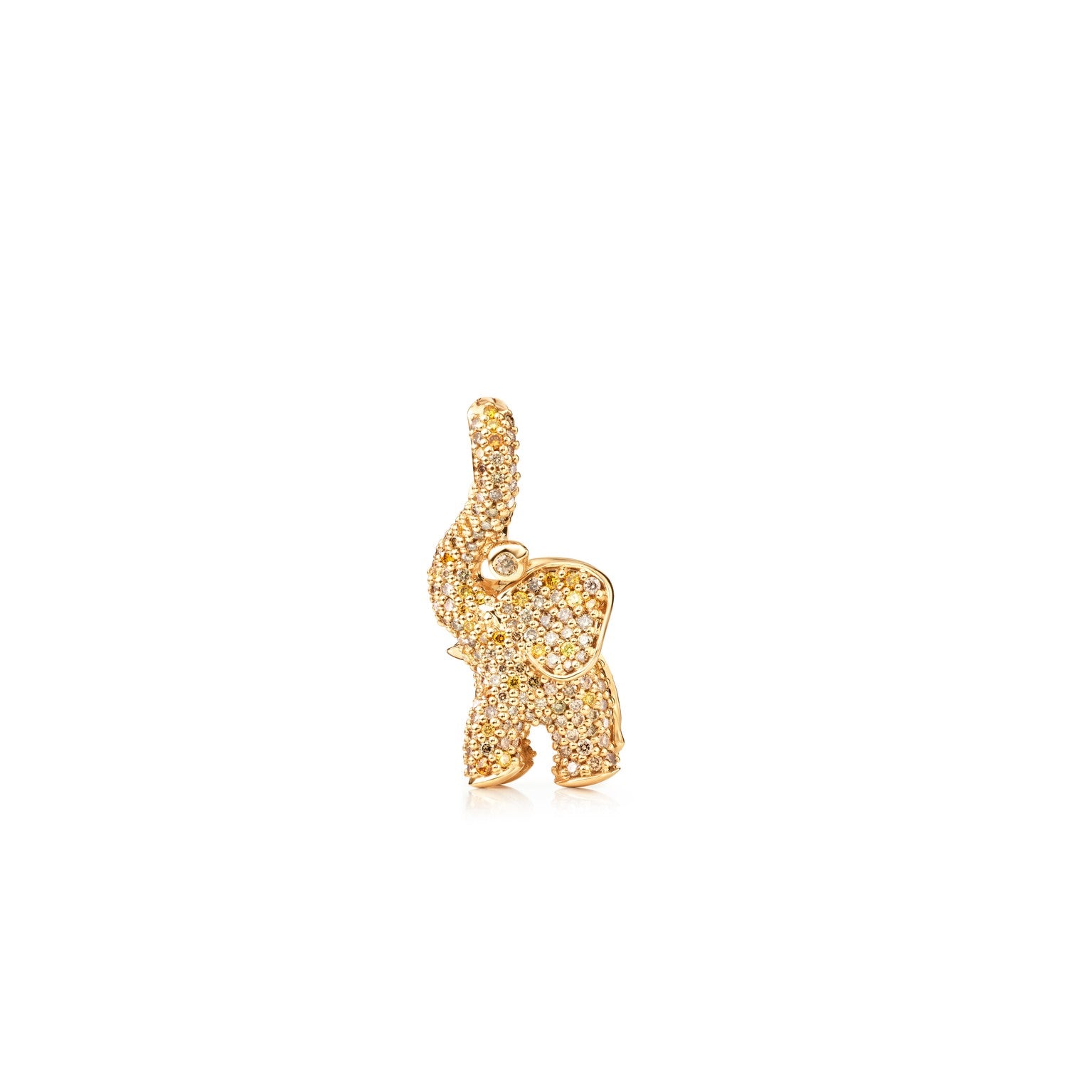 OLE LYNGGAARD COPENHAGEN Charm Elephant Pavé Sweet Drops anheng i gull