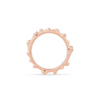 Nature ring, rosegull med diamanter