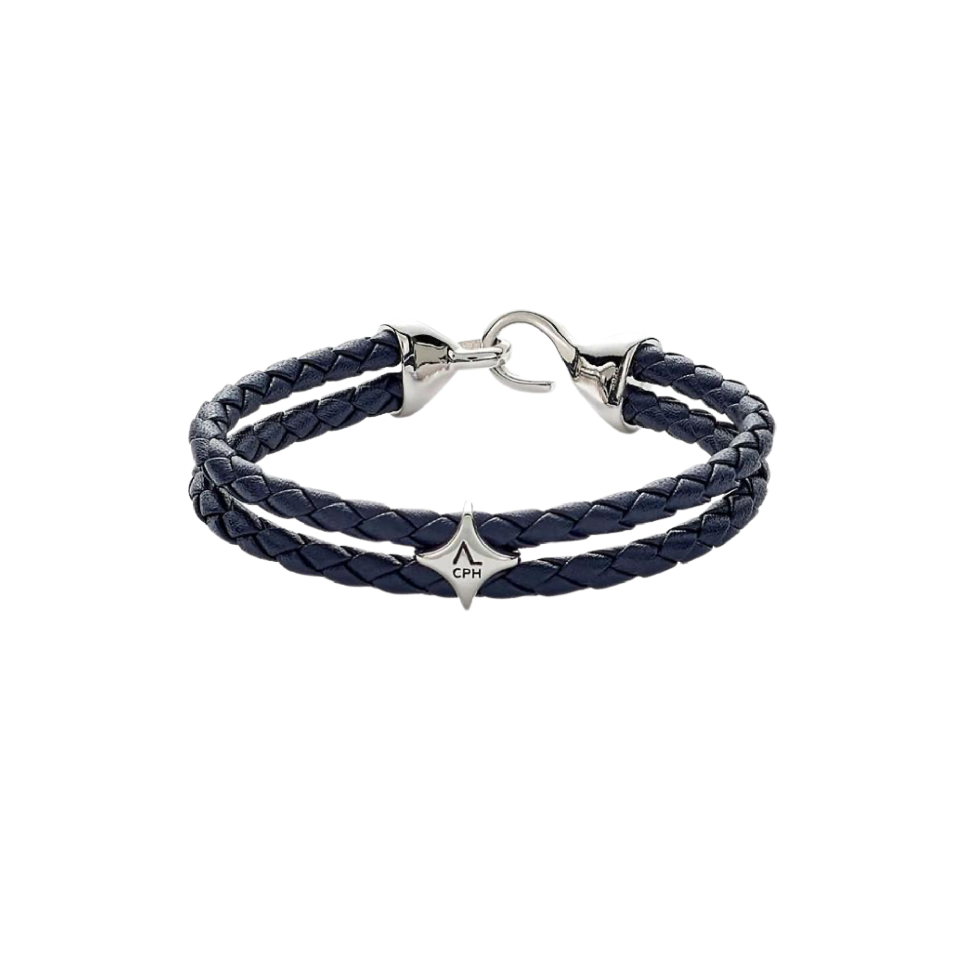 AlexanderLynggaard Bolo dobbelt armbånd, skinn blått