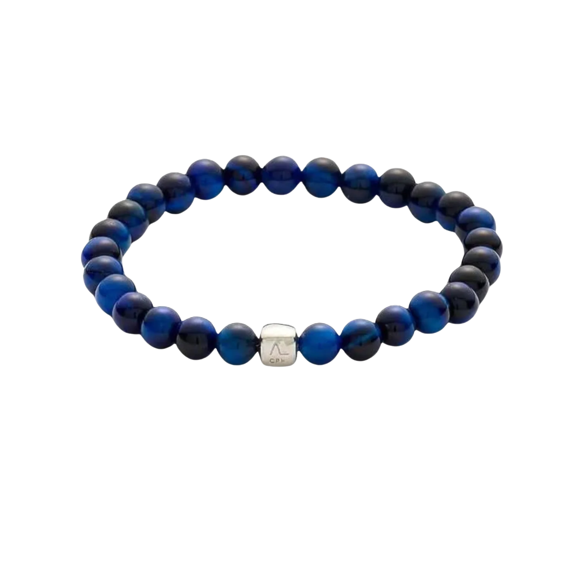 Alexander Lynggaard Blå tigerøye armbånd 6 mm