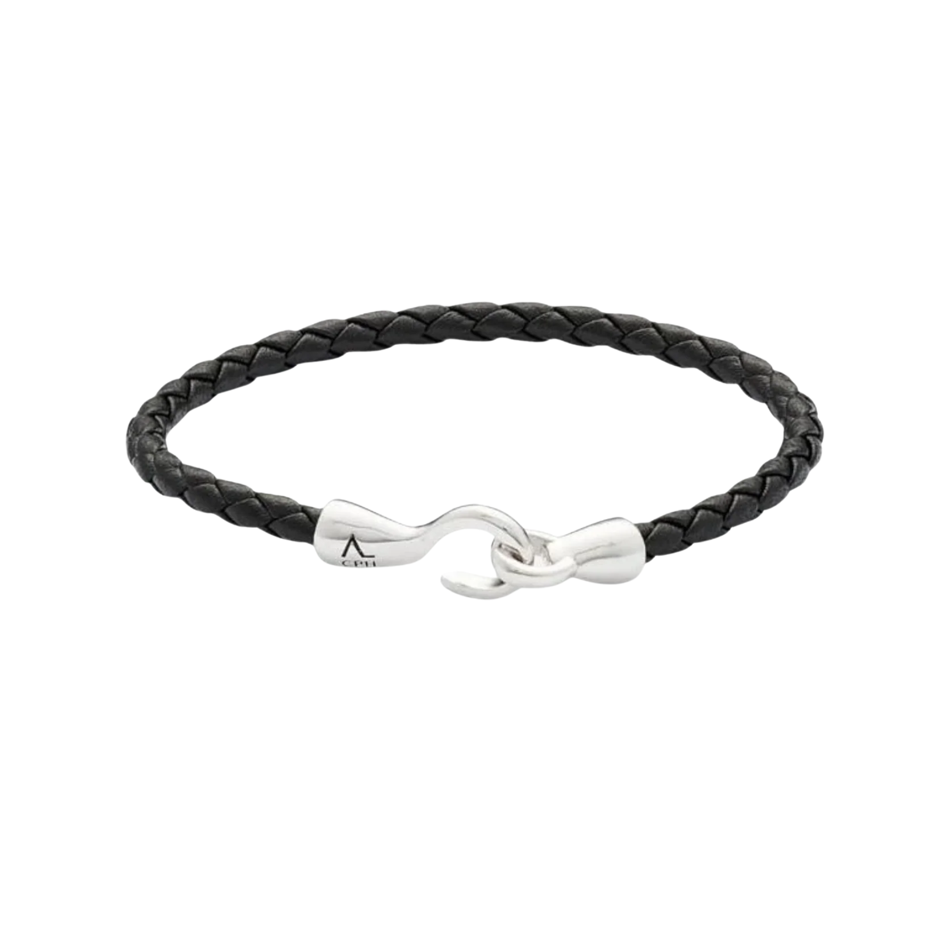 Alexander Lynggaard Bolo armbånd, skinn sort