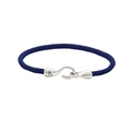 Alexander Lynggaard Maritime blått armbånd, sølv