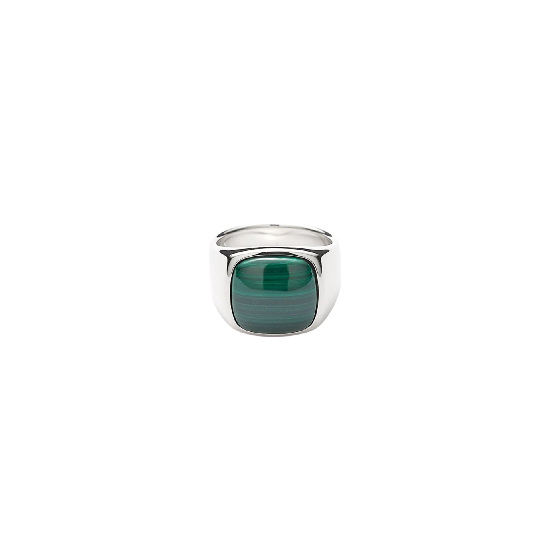 Alexander Lynggaard Signet Ring Malachite