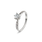 Superstar ring med 0,56ct diamanter, hvitt gull