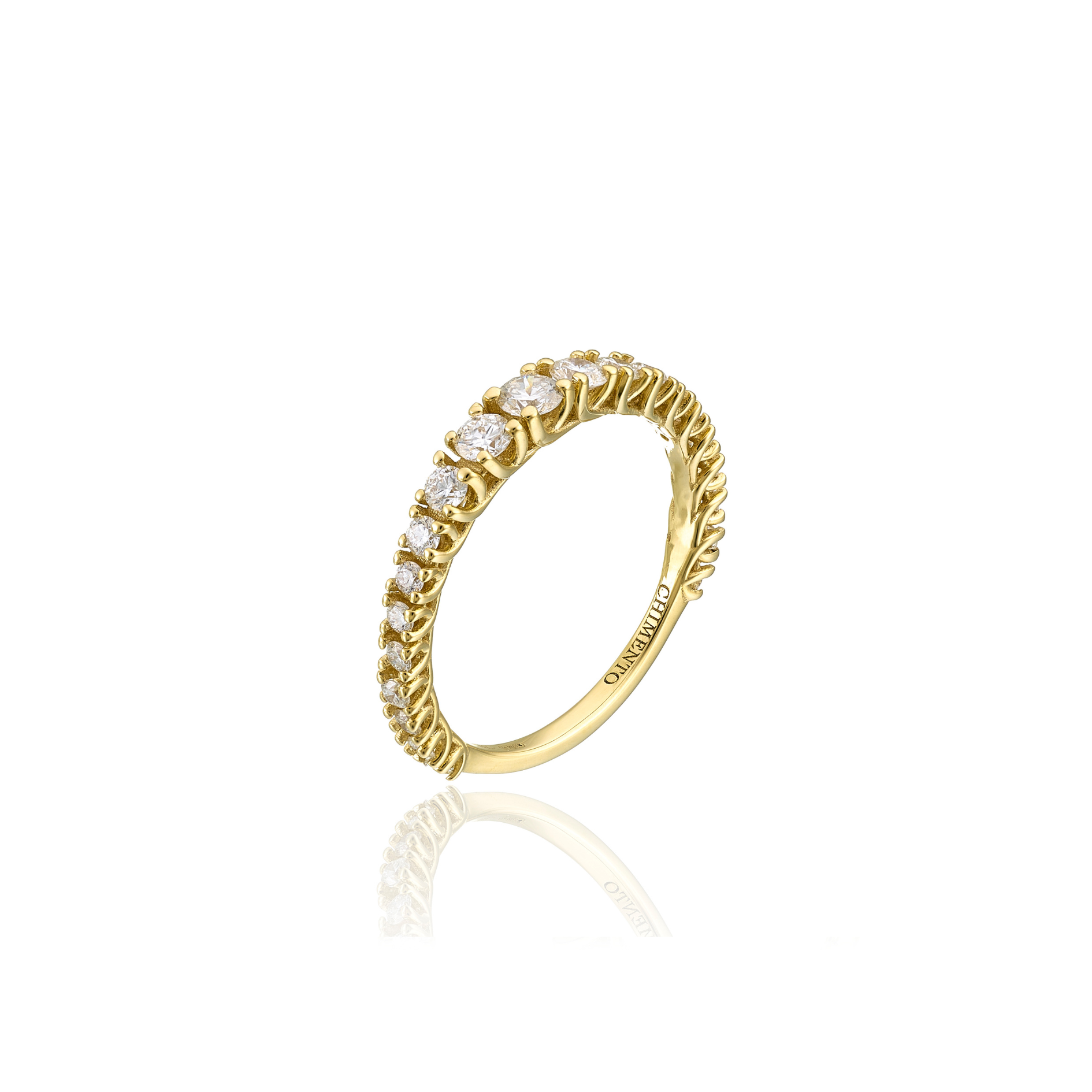 Chimento Ring, gull med diamanter 1,03 ct