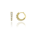 Chimento Øreringer, gull med diamanter 0,84 ct