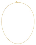 Edblad Charmentity Chain Curb halskjede i forgylt stål - 60 cm