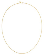 Edblad Charmentity Chain Curb halskjede i forgylt stål - 60 cm