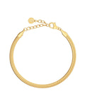 Edblad Herringbone armbånd i forgylt stål