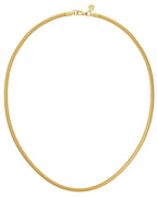 Edblad Herringbone halskjede i forgylt stål 45 cm