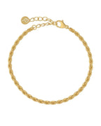 Edblad Rope Chain armbånd i forgylt stål