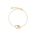 Eternal Heart armbånd, forgylt stål