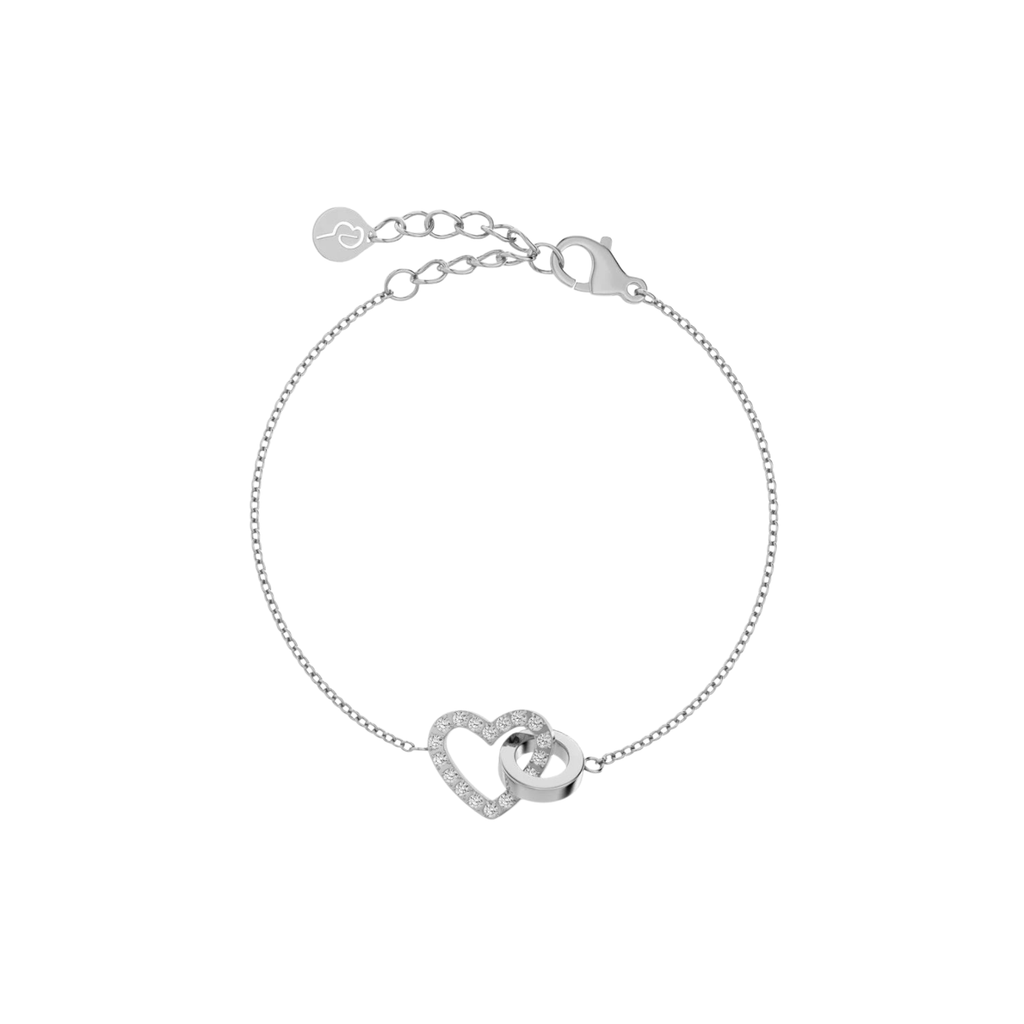 Eternal Heart armbånd, stål
