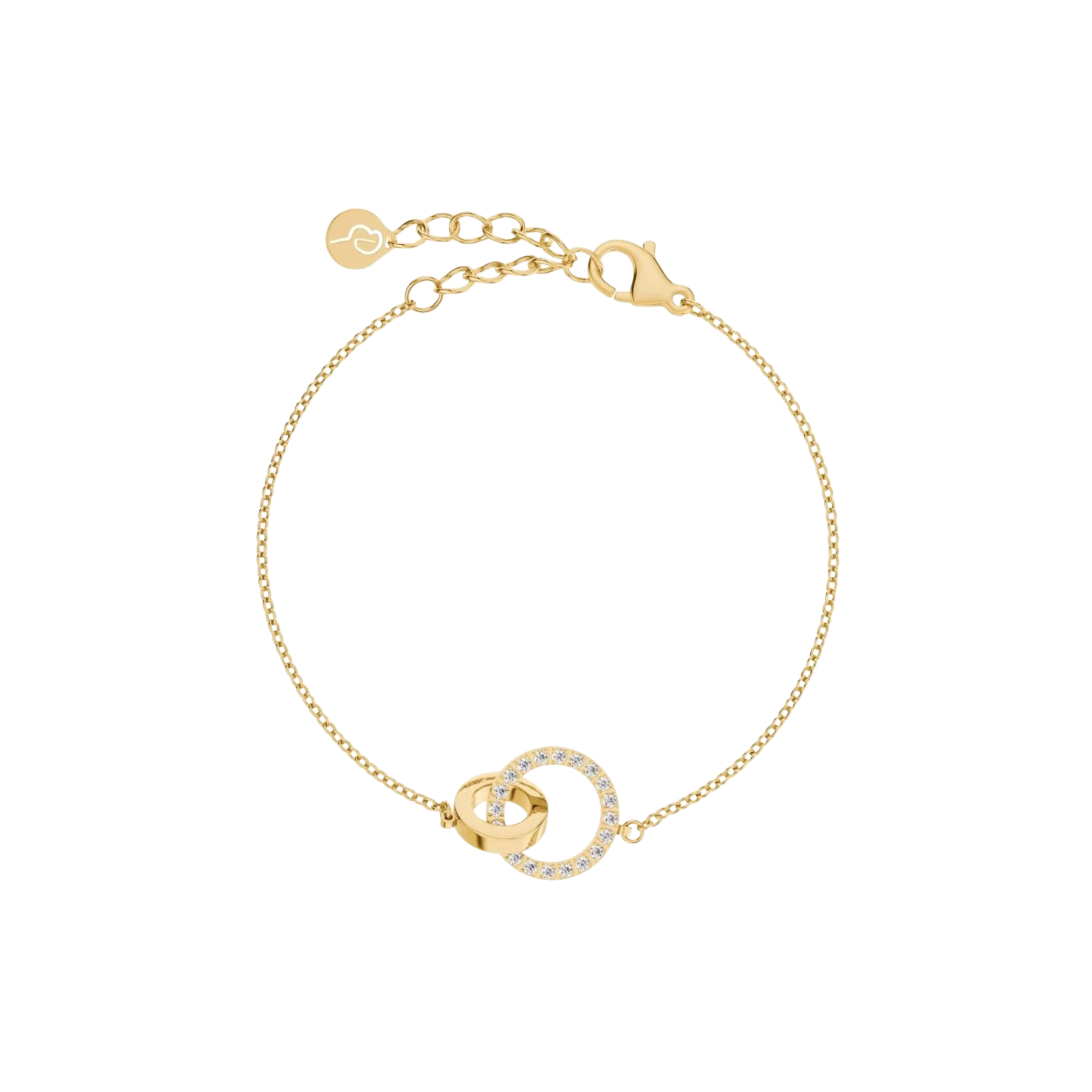Eternal Orbit armbånd, forgylt stål