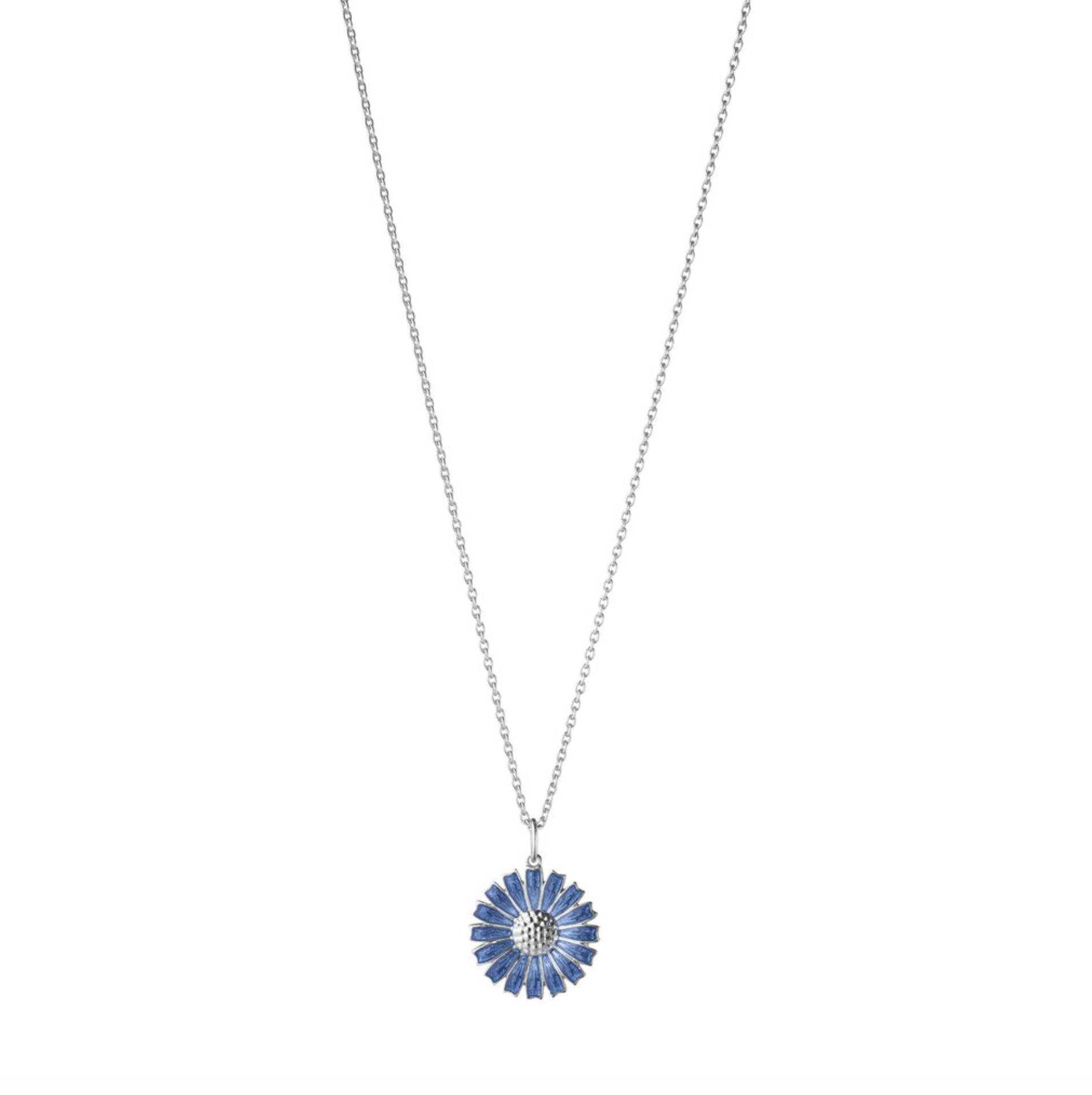 Georg Jensen Daisy halskjede 18mm, sølv 