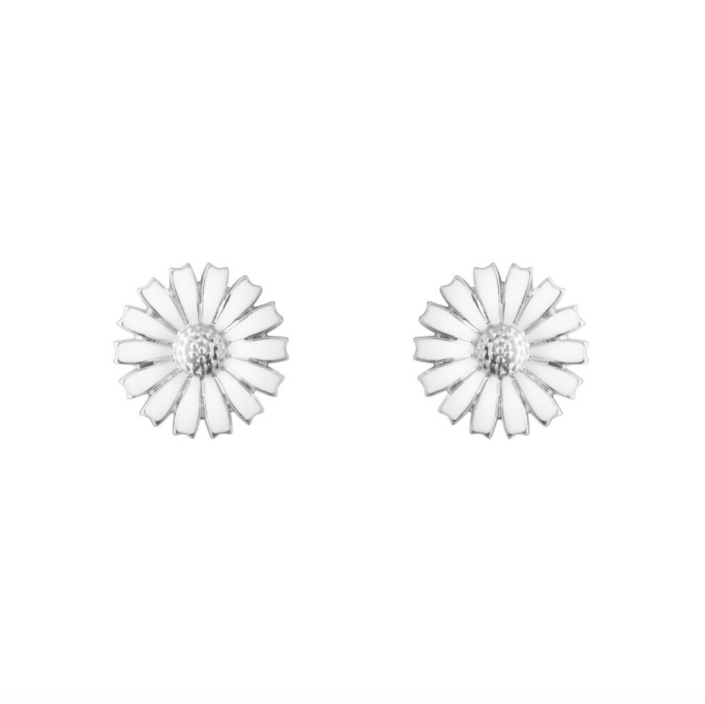 Georg Jensen Daisy øredobber 11mm, sølv