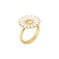Georg Jensen Daisy ring 18mm, sølv forgylt
