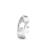 Georg Jensen Fusion End Ring Hvitt Gull