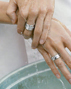 Georg Jensen Fusion End Ring Hvitt Gull