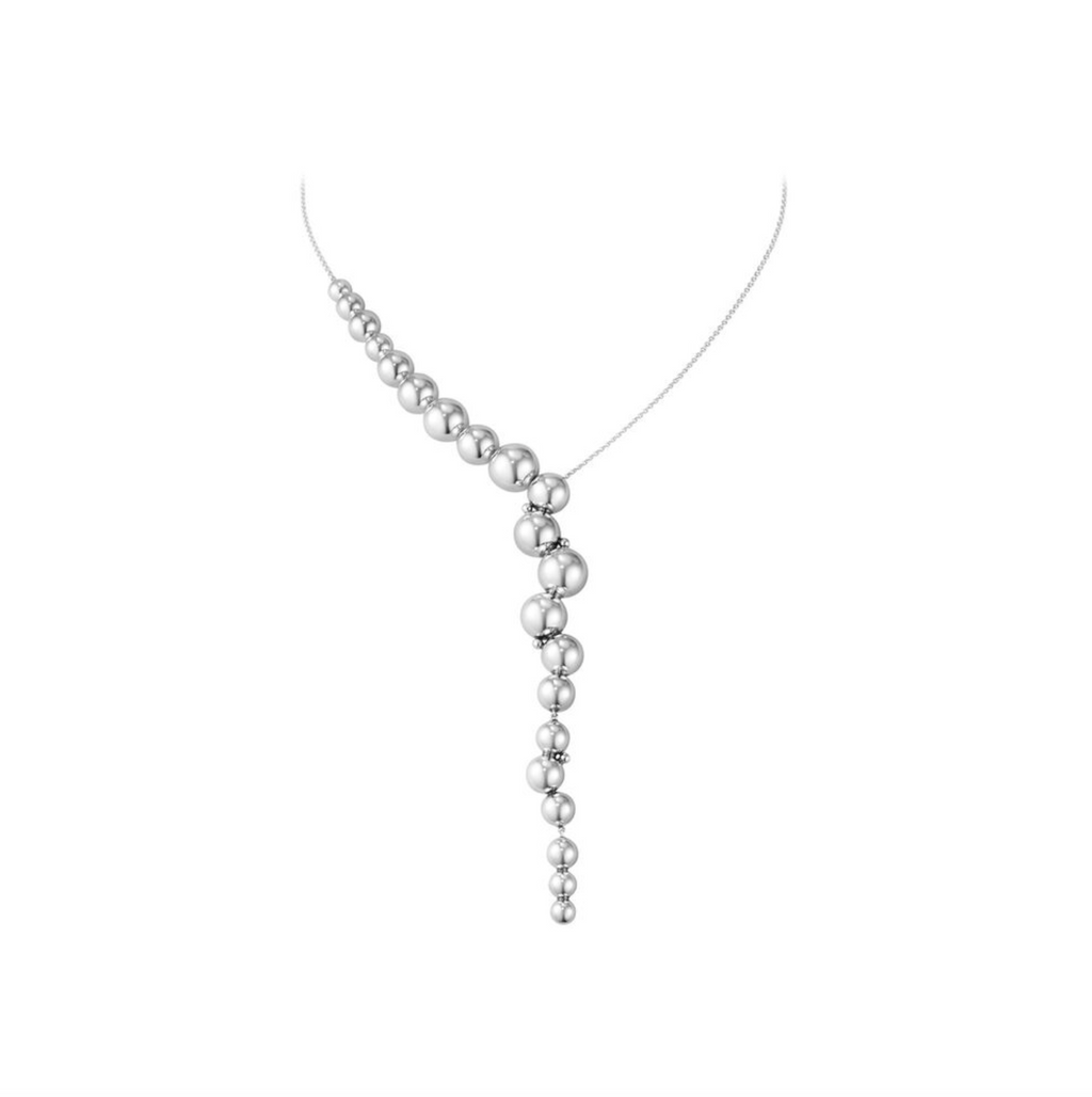 Georg Jensen Grape halskjede i sølv.