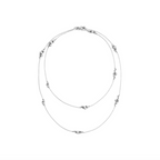 Sølv halskjede fra Georg Jensen Moonlight Grape 92 cm.