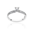 Georg Jensen Magic ring, hvitt gul med diamanter