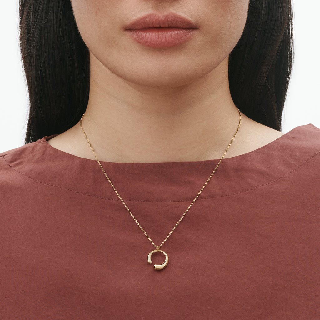 Georg Jensen Mercy anheng i gull