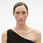 Georg Jensen Mercy halsring, sølv