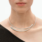Georg Jensen Mercy halsring, sølv 2