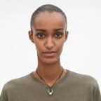 Georg Jensen Mercy medium anheng, sølv