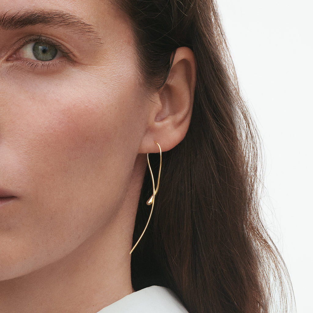 Georg Jensen Mercy øreringer i gull