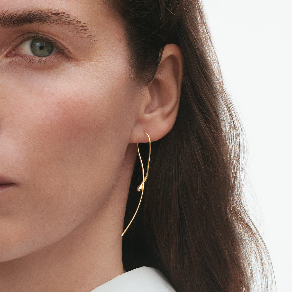 Georg Jensen Mercy øreringer i gull