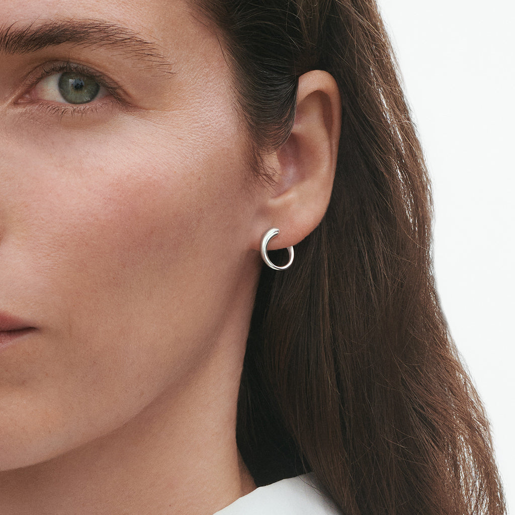 Georg Jensen Mercy øreringer i sølv