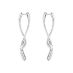 Georg Jensen Mercy øreringer, sølv med diamanter 0.37 ct