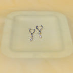 Georg Jensen Mercy øreringer, sølv med diamanter 0.37 ct