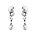 Georg Jensen Moonlight Grape små øreheng i sølv