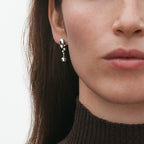 Georg Jensen Moonlight Grape små øreheng i sølv