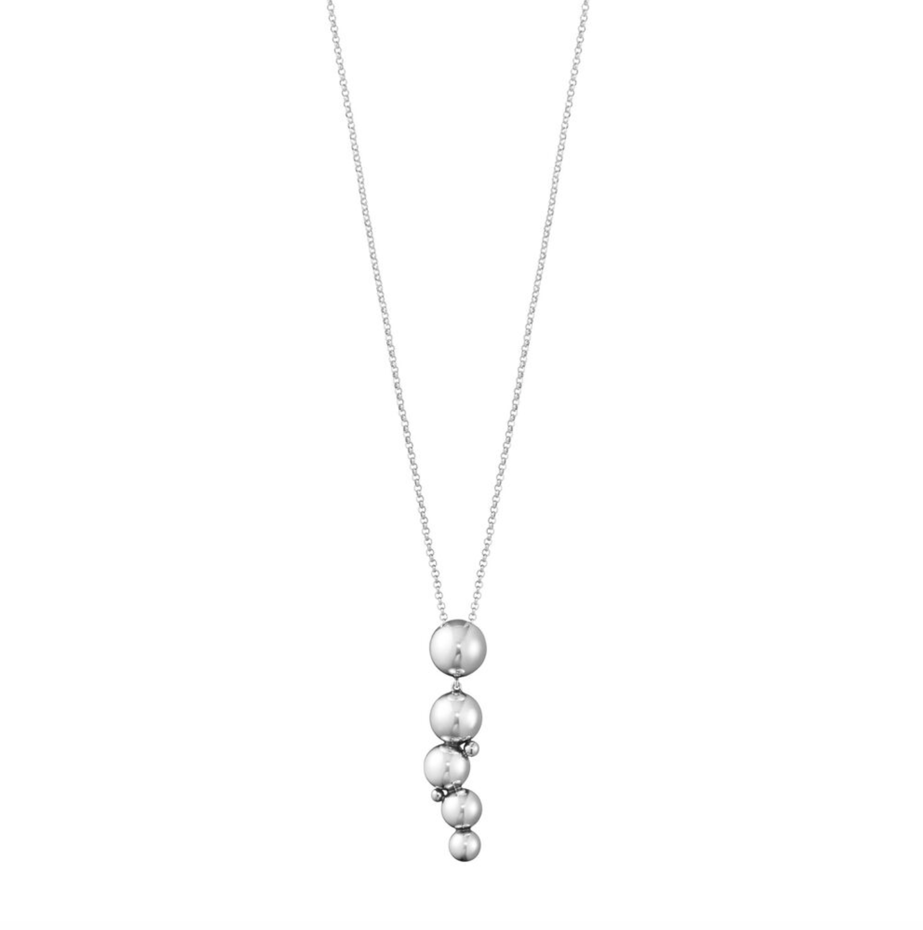 Georg Jensen Moonlight Grapes halskjede med anheng, i sølv