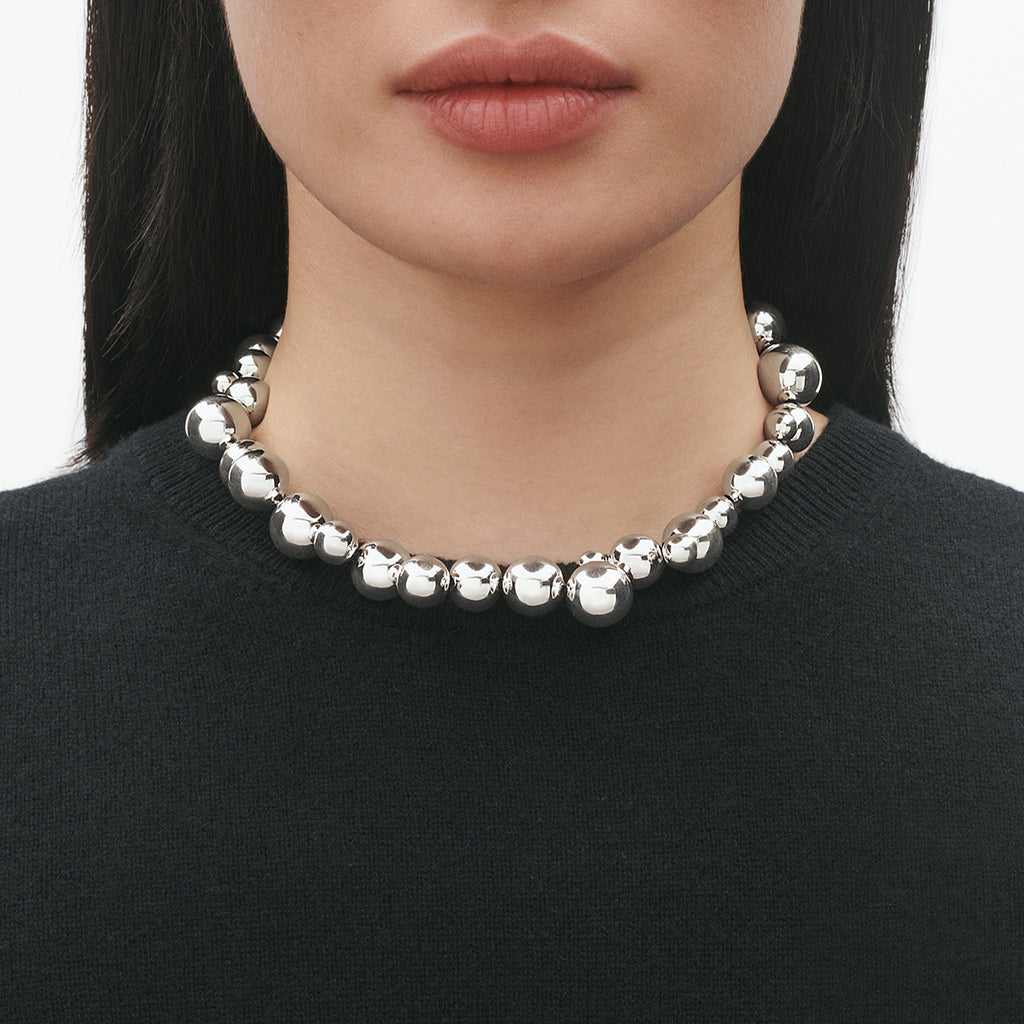 Georg Jensen Moonlight Grapes halskjede, sølv