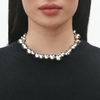 Georg Jensen Moonlight Grapes halskjede, sølv
