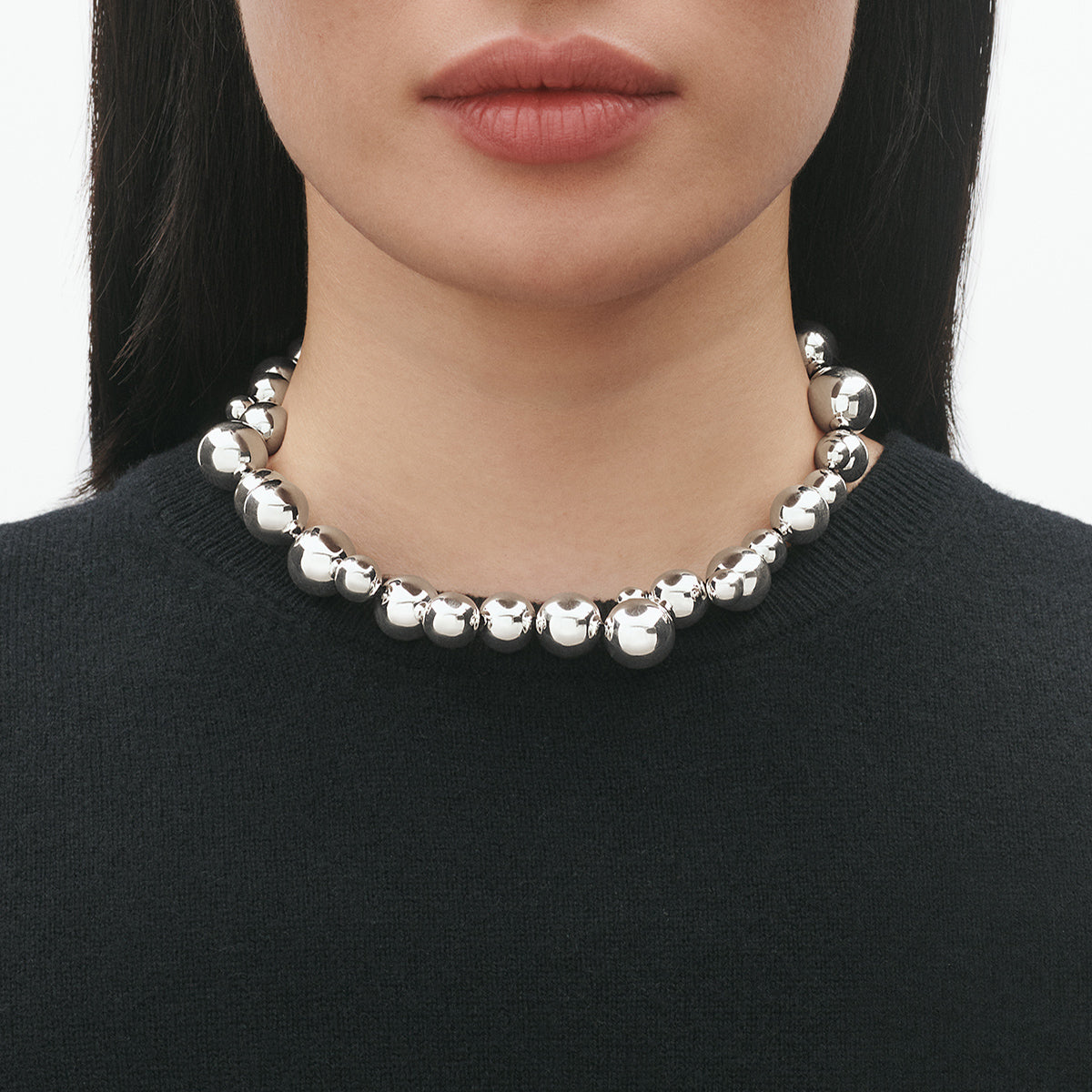 Georg Jensen Moonlight Grapes halskjede, sølv
