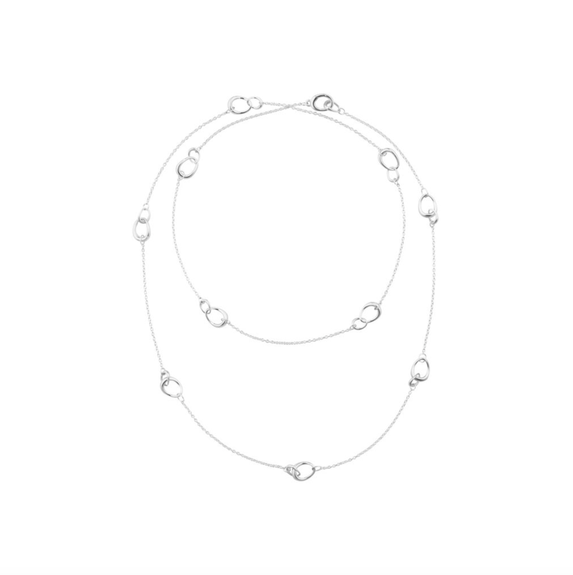 Georg Jensen Offspring Sautoir halskjede i sølv 90 CM
