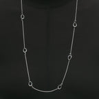Georg Jensen Offspring Sautoir halskjede i sølv 90 CM
