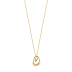 Georg Jensen Offspring halskjede med anheng i gull