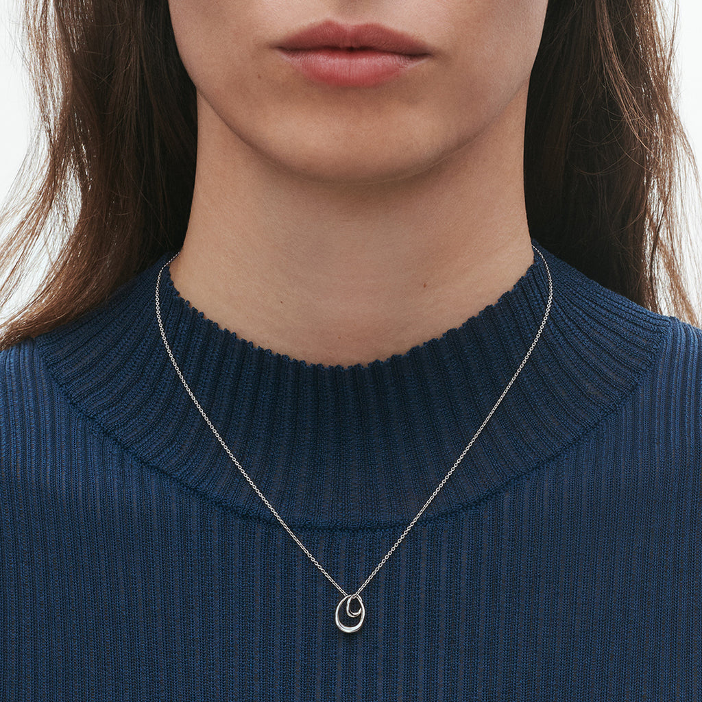 Georg Jensen Offspring halskjede i sølv