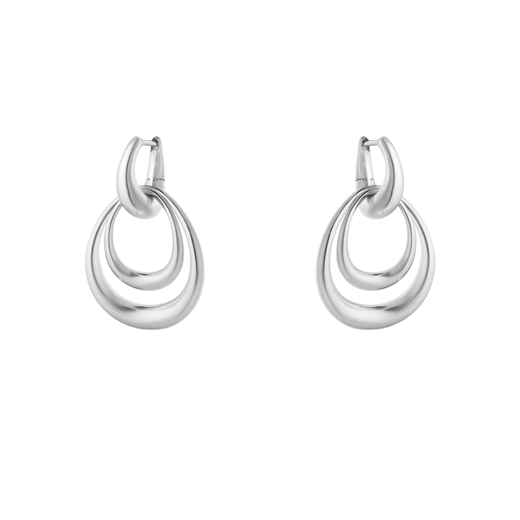 Georg Jensen Offspring medium øreringer, sølv