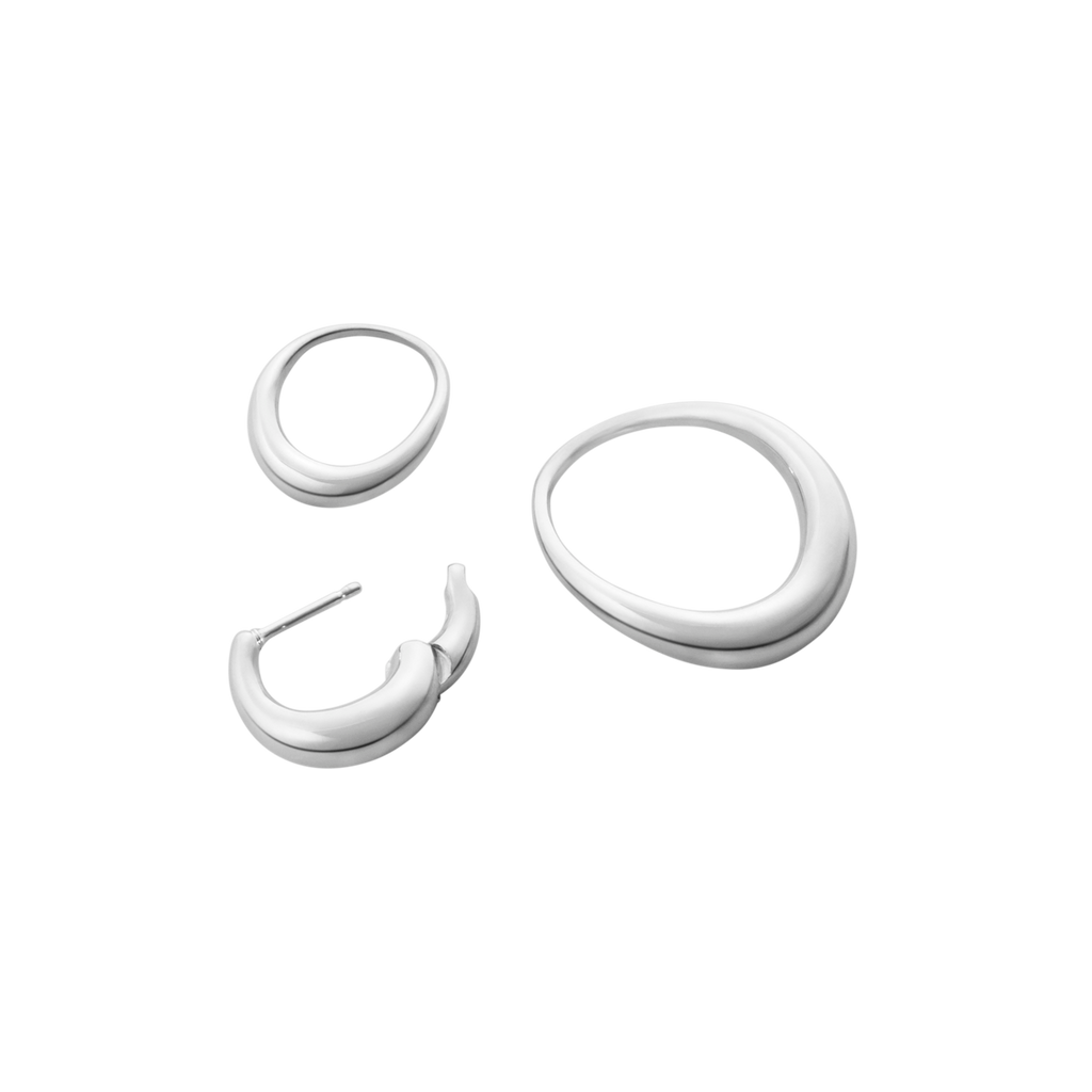 Georg Jensen Offspring medium øreringer, sølv