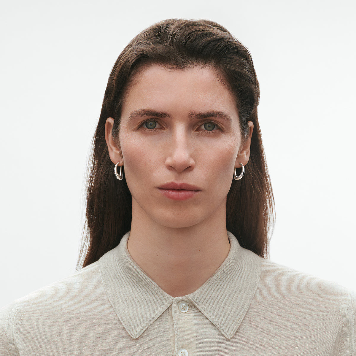 Georg Jensen Offspring øredobber medium sølv