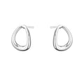 Georg Jensen Offspring øreringer i sølv