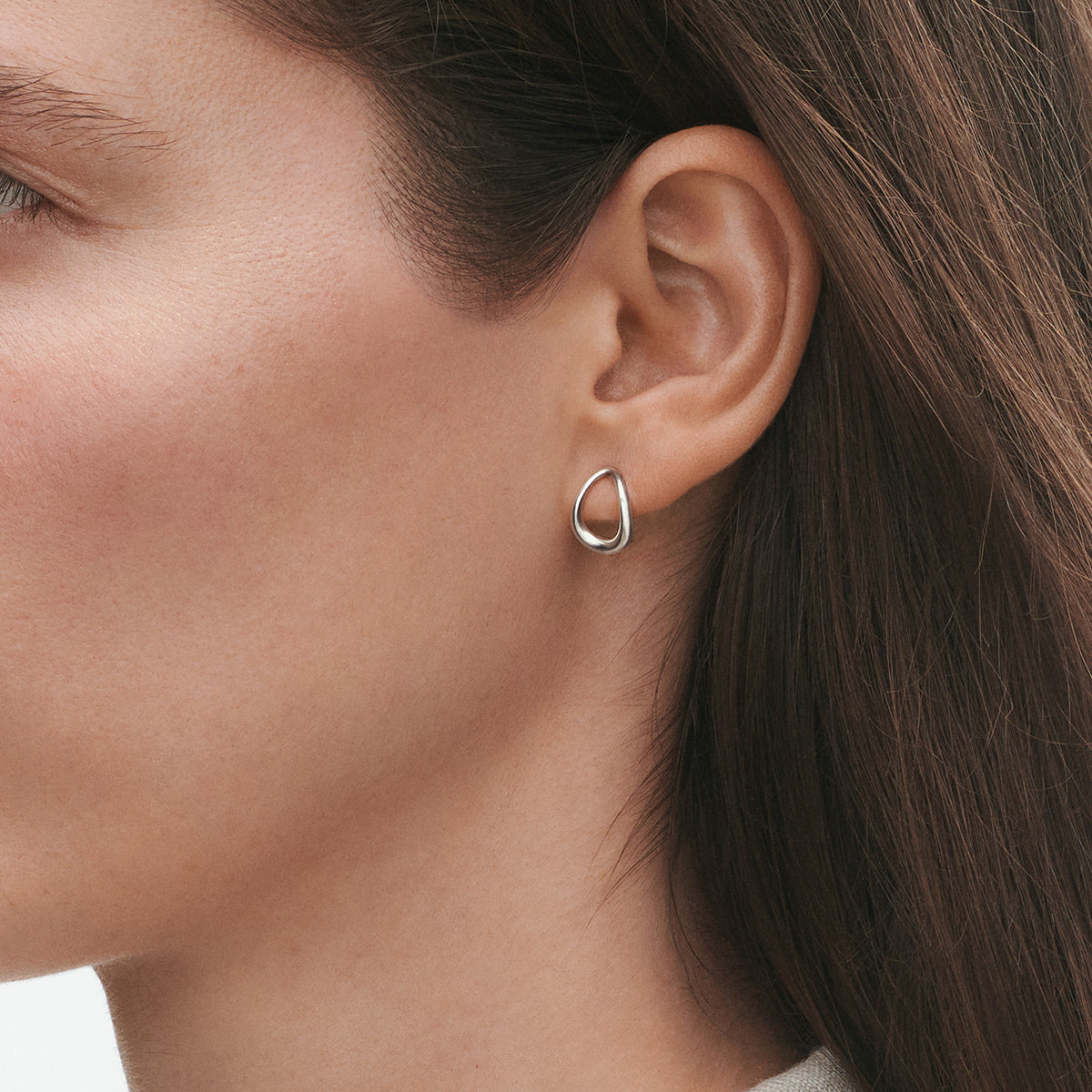 Georg Jensen Offspring øreringer i sølv